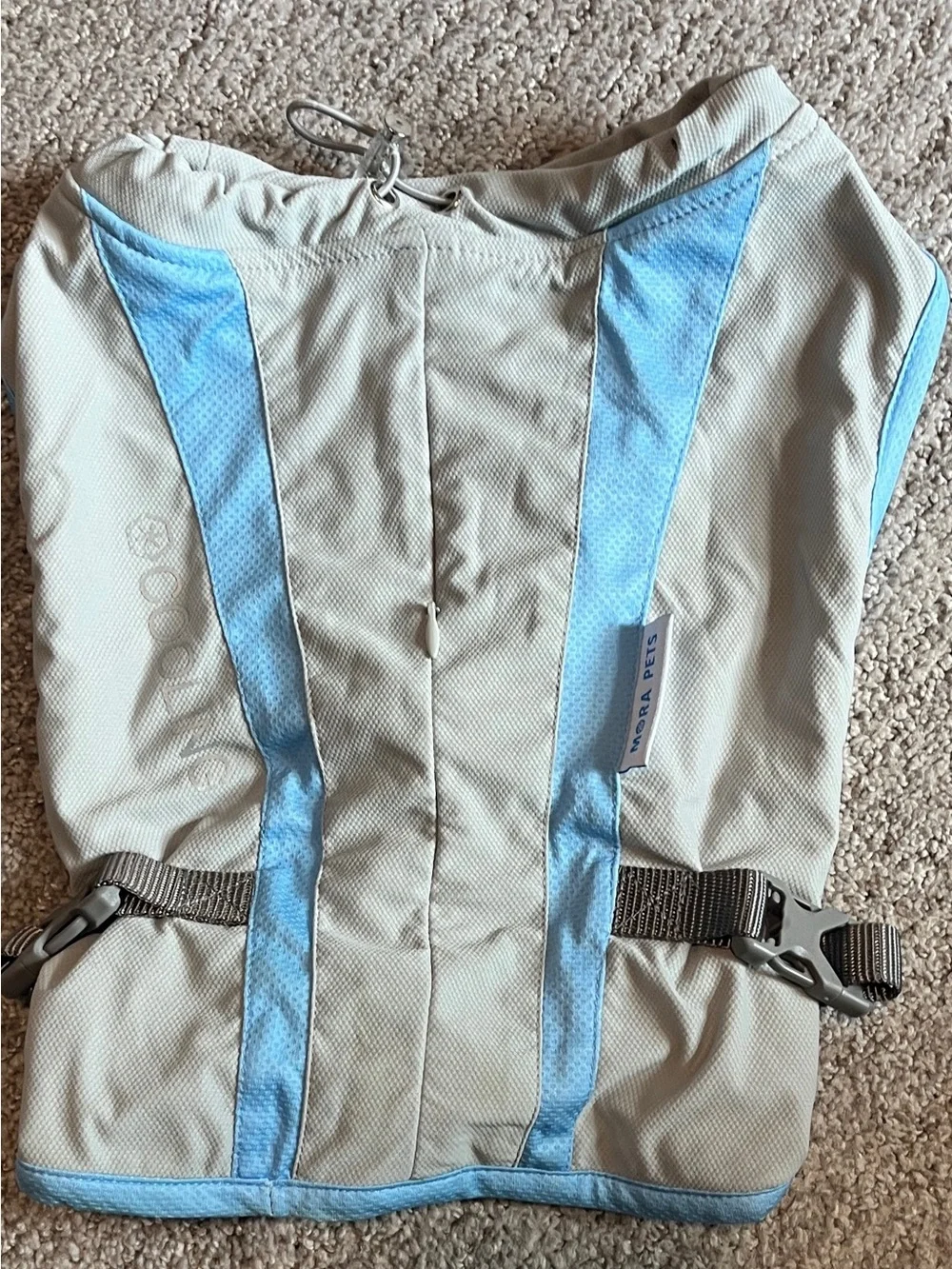 Mora Pets Dog Cooling Vest Lightweight UV Protective Light Gray Blue M 2527/DC-1